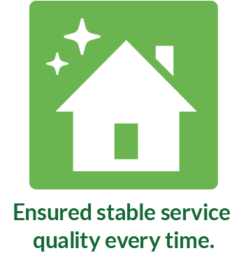 Ensured stable service quality every time